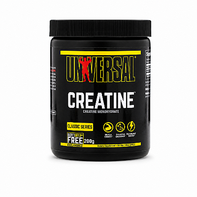CREATINE MONOHYDRATE 200G - UNIVERSAL NUTRITION
