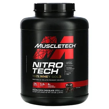 NITROTECH 100% WHEY GOLD 2.28 KG - MUSCLETECH