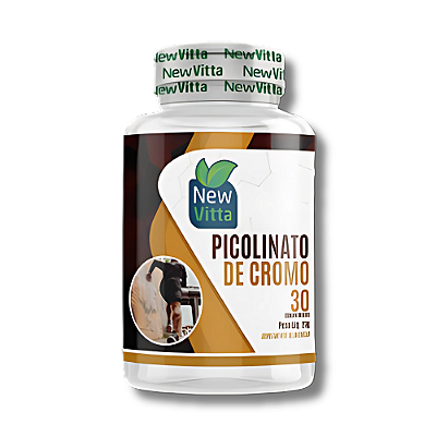 PICOLINATO DE CROMO POTE 30 COMPRIMIDOS - NEW VITTA