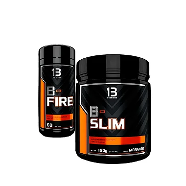 KIT EMAGRECEDOR FOGO NO CACHORRO(B-FIRE + B-SLIM) - 13 NUTRITION #DESCONTO