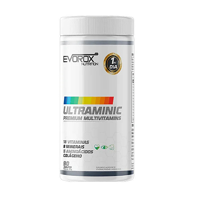 MULTIVITAMÍNICO ULTRAMINIC 90 TABLETES - EVOROX NUTRITION