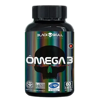 ÔMEGA 3 (EPA + DHA) BLACK SKULL - 60 CAPS
