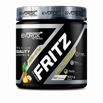 PRÉ TREINO FRITZ AGRESSIVE 300G - EVOROX NUTRITION