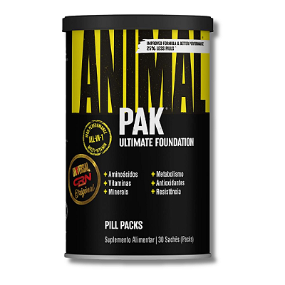 ANIMAL PAK ULTIMATE FOUNDATION 30 SACHES - UNIVERSAL NUTRITION