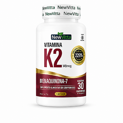 VITAMINA K2 30 COMPRIMIDOS - NEW VITTA