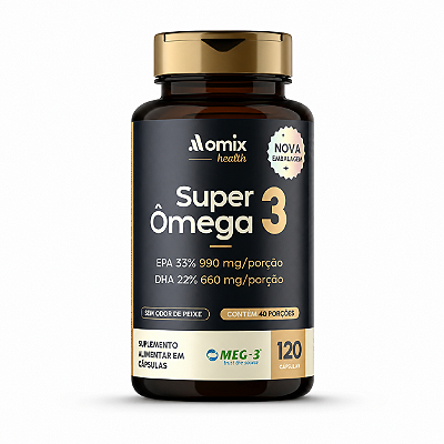 SUPER ÔMEGA-3 120 CÁPSULAS - OMIX HEALTH