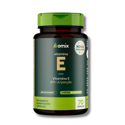 VITAMINA E POTE 70 CÁPSULAS - OMIX HEALTH
