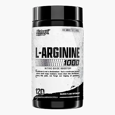 L-ARGININE 1000 120 CAPSULAS - NUTREX RESEARCH