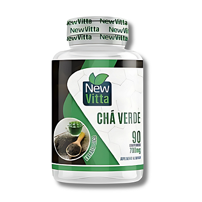 CHÁ VERDE POTE 90 COMPRIMIDOS - NEW VITTA