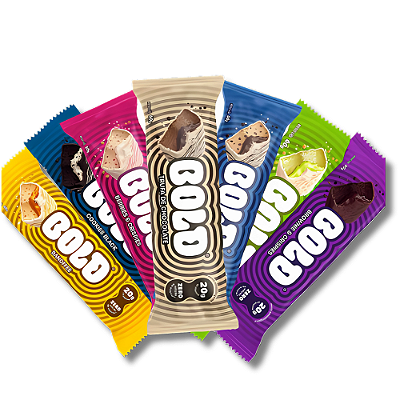 BARRA DE PROTEÍNA BOLD BAR 60G ZERO AÇUCAR - BOLD SNACKS