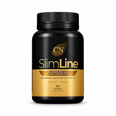 EMAGRECEDOR SLIM LINE POTE 60 CÁPSULAS - CN NUTRITION