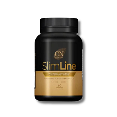 EMAGRECEDOR SLIM LINE POTE 60 CÁPSULAS - CN NUTRITION