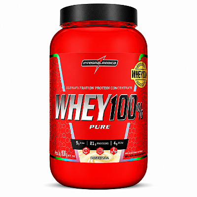 WHEY 100% PURE POTE 907G - INTEGRALMÉDICA
