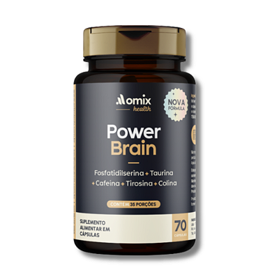 POWER BRAIN POTE 70 CÁPSULAS - OMIX HEALTH