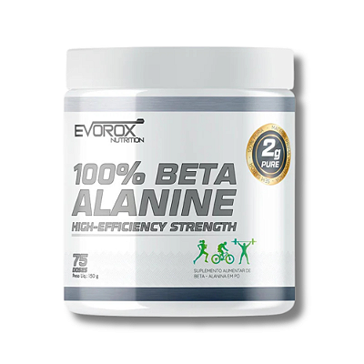 BETA- ALANINA 100% HIGH EFFICIENCY 150G - EVOROX NUTRITION