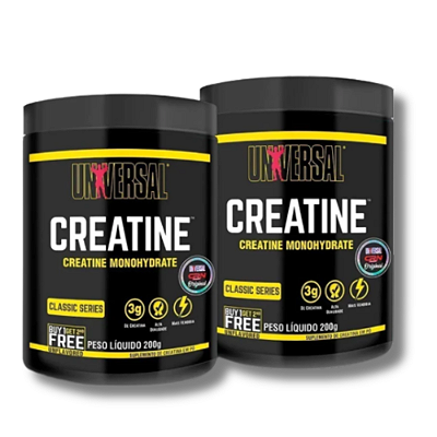 CREATINE MONOHYDRATE 200G + 200G - UNIVERSAL NUTRITION