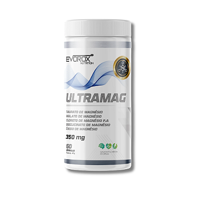 MAGNÉSIO ULTRAMAG 350MG POTE 60 CÁPSULAS - EVOROX NUTRITION