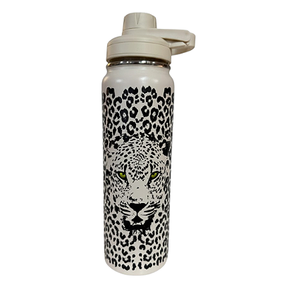 GARRAFA TÉRMICA ONÇA AÇO INOX 850 ML – NAÇÃO CAVEIRA