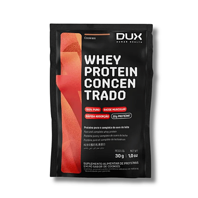 WHEY PROTEIN CONCENTRADO SACHÊ 30G - DUX HUMAN HEALTH