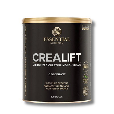 CREALIFT MONOHIDRATADA COM SELO CREAPURE 300G - ESSENTIAL NUTRITION