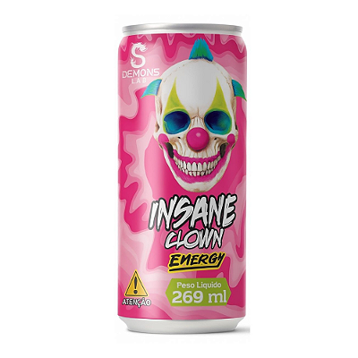 PRÉ TREINO INSANE CLOWN ENERGY LATA 269ML - DEMONS LAB