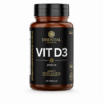 VIT D3 2000 UI 120 CAPS - ESSENTIAL NUTRITION