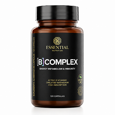 B COMPLEX POTE 120 CÁPSULAS – ESSENTIAL NUTRITION