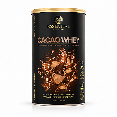 CACAO WHEY CHOCOLATE 840G - ESSENTIAL NUTRITION