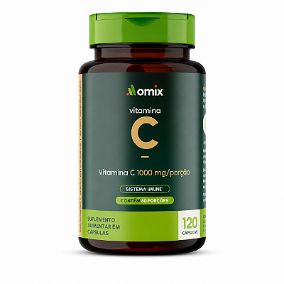 VITAMINA C 1000 MG FRASCO 120 CAPSULAS - OMIX