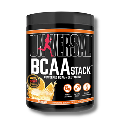 BCAA STACK LARANJA POTE 250G - UNIVERSAL NUTRITION