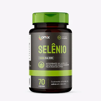 SELÊNIO FRASCO 70 CAPSULAS - OMIX HEALTH