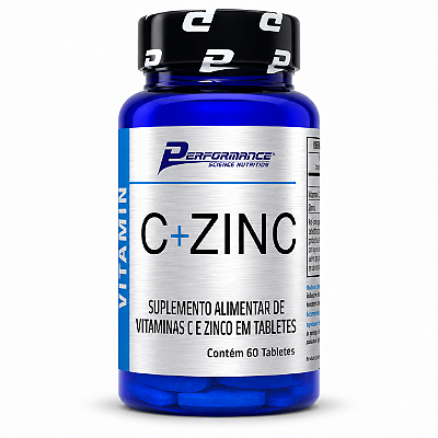 VITAMINA C + ZINCO 60 TABS - PERFORMANCE SCIENCE NUTRITION
