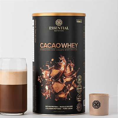 CACAO WHEY 420G - ESSENTIAL NUTRITION