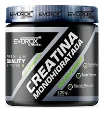 CREATINA MONOHIDRATADA MICRONIZADA POTE 300G - EVOROX NUTRITION