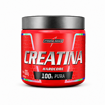 CREATINA MONOHIDRATADA HARDCORE 300G POTE - INTEGRALMÉDICA