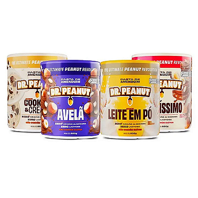PASTA DE AMENDOIM 600G - DR.PEANUT