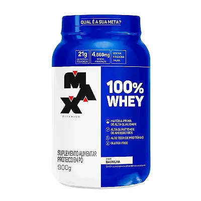 100% WHEY POTE 900G - MAX TITANIUM