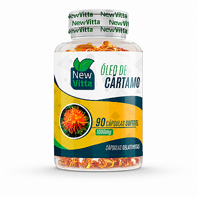 ÓLEO DE CÁRTAMO 90 CAPS SOFTGEL 1000MG - NEW VITTA