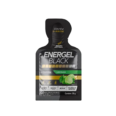 ENERGEL BLACK 30G SACHÊ LIMONADA - BODY ACTION