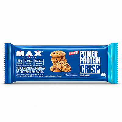 BARRINHA POWER PROTEIN CRISP 44G - MAX TITANIUM