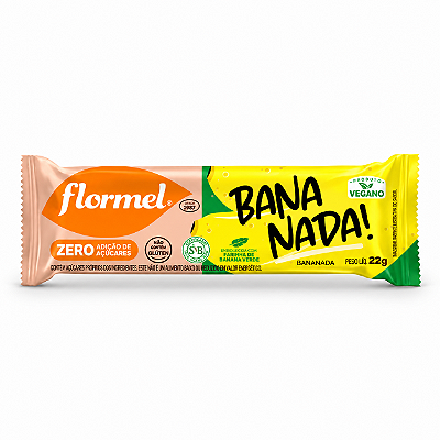 BANANADA CREMOSA ZERO 22G - FLORMEL