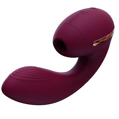 MINI TINA - Vibrador Com Sucção - 10 Modos de Vibração e 3 Modos de Sucção