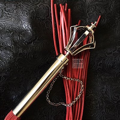 Chicote Flogger Royal Vermelho