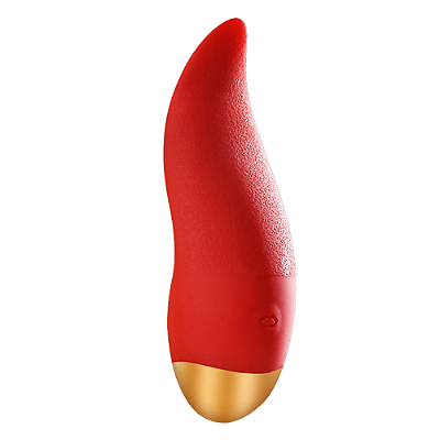 LINGUA VERMELHO - Vibrador Estimulador de Clitóris  - MVA1125