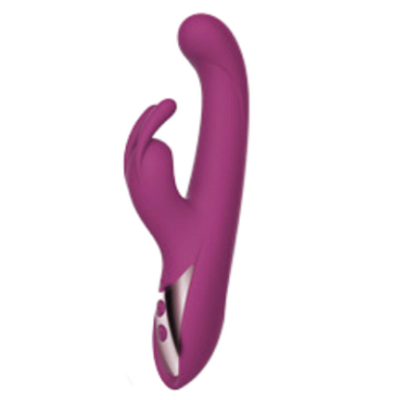 RABBIT - SUPER VIBRADOR PONTO G COM ESTIMULADOR RABBIT - COR : PINK | MVE6248