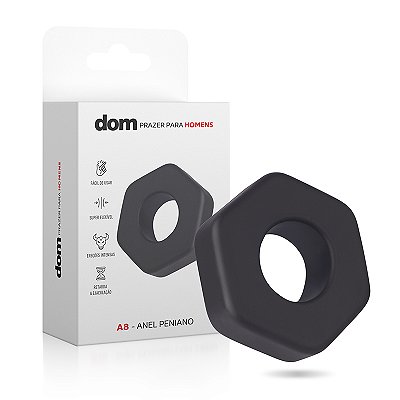 DOM - Anel Peniano Cor : Preto | 067DOM