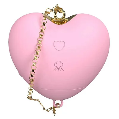 MILA | VIBRADOR DE CLITÓRIS COM SUCÇÃO EM FORMATO DE CORAÇÃO -8668