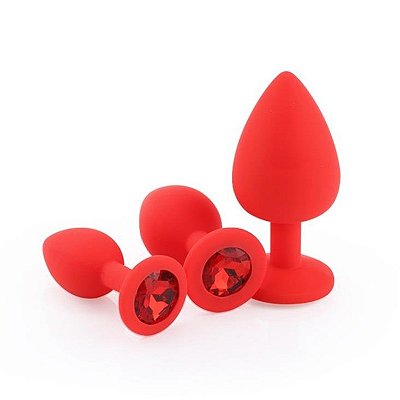 Kit de Plugs 3 Tamanhos P, M e G.