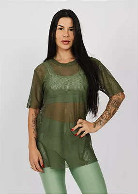 Blusão Arrastão Verde Oliva