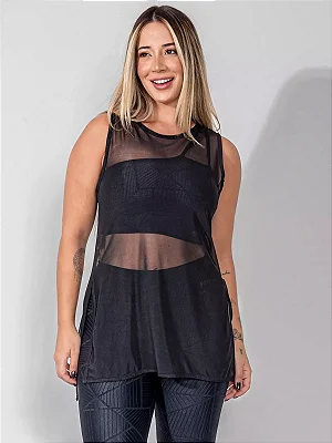 Regata Tule Preto